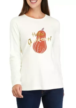 Cheap ⌛ Kim Rogers® 👩 Women's Long Sleeve Graphic T-Shirt ⌛ -Kim Rogers® Shop Belk 425
