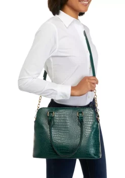Coupon 😍 Kim Rogers® Croco Satchel 🤩 -Kim Rogers® Shop Belk 435