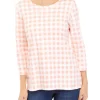 Wholesale 🔔 Kim Rogers® Petite 3/4 Sleeve Print Top 😍 -Kim Rogers® Shop Belk 447
