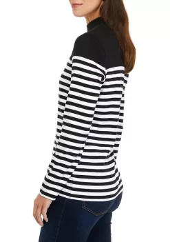 Best deal 🧨 Kim Rogers® 👩 Women's Long Sleeve Mock Neck Top 🌟 -Kim Rogers® Shop Belk 496