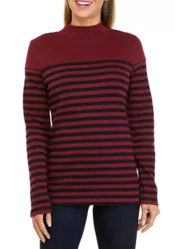 Best deal 🧨 Kim Rogers® 👩 Women's Long Sleeve Mock Neck Top 🌟 -Kim Rogers® Shop Belk 497