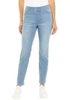 Hot Sale 🧨 Kim Rogers® 👩 Women's Pull On Denim Pants 🎁 -Kim Rogers® Shop Belk 565