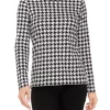 Budget 👍 Kim Rogers® Petite Long Sleeve Crew Neck Allover Print Top 🧨 -Kim Rogers® Shop Belk 566
