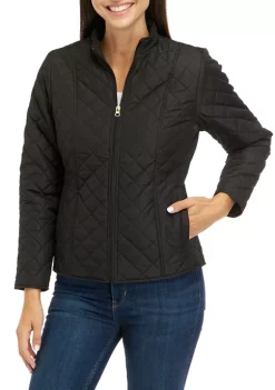 Coupon 🧨 Kim Rogers® Petite Quilted Jacket ✔️ -Kim Rogers® Shop Belk 586