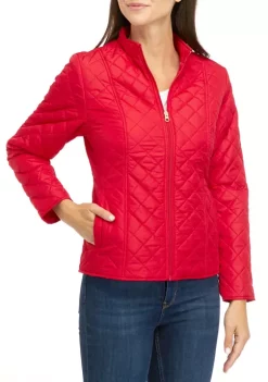 Coupon 🧨 Kim Rogers® Petite Quilted Jacket ✔️ -Kim Rogers® Shop Belk 588