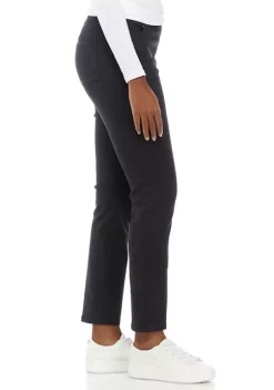 Wholesale ✨ Kim Rogers® 👩 Women's Cotton Straight Leg Pants ⌛ -Kim Rogers® Shop Belk 716