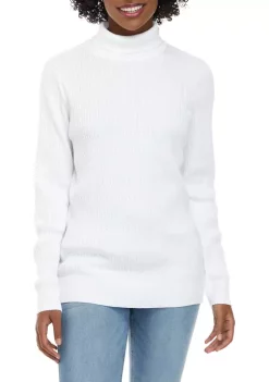 Cheapest ✔️ Kim Rogers® 👩 Women's Long Sleeve Cable Knit Turtleneck Sweater 💯 -Kim Rogers® Shop Belk 75