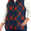 Cheap 😀 Kim Rogers® Plus Size Quilted Printed Vest 🥰 -Kim Rogers® Shop Belk 772