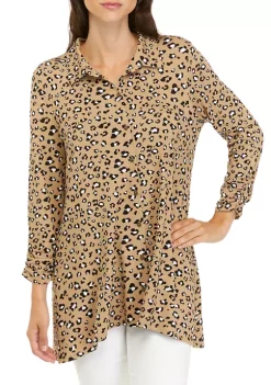 Top 10 🥰 Kim Rogers® 👩 Women's 3/4 Sleeve Printed Top 🥰 -Kim Rogers® Shop Belk 814