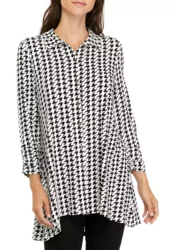 Top 10 🥰 Kim Rogers® 👩 Women's 3/4 Sleeve Printed Top 🥰 -Kim Rogers® Shop Belk 815