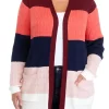 Buy 😀 Kim Rogers® Plus Size Long Sleeve Cable Knit Cardigan 🧨