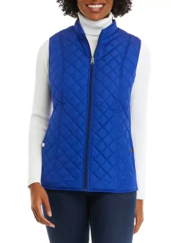 Top 10 ⭐ Kim Rogers® 👩 Women's Quilted Rib Vest 🔥 -Kim Rogers® Shop Belk 9