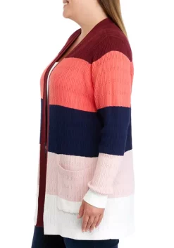 Buy 😀 Kim Rogers® Plus Size Long Sleeve Cable Knit Cardigan 🧨 -Kim Rogers® Shop Belk 900