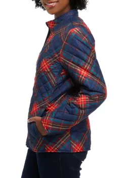 Buy ⭐ Kim Rogers® 👩 Women's Quilted Printed Jacket 👏 -Kim Rogers® Shop Belk 915
