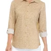 Promo 👍 Kim Rogers® 👩 Women's Roll Tab Knit to Fit 👕 Shirt 😀 -Kim Rogers® Shop Belk 917