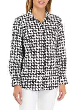 Promo 👍 Kim Rogers® 👩 Women's Roll Tab Knit to Fit 👕 Shirt 😀 -Kim Rogers® Shop Belk 922