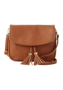 Best deal 🥰 Kim Rogers® Flap Tassel Crossbody 🧨 -Kim Rogers® Shop Belk 967