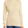 Cheapest 👏 Kim Rogers® 👩 Women's Long Sleeve Cable Knit Sweater 🤩